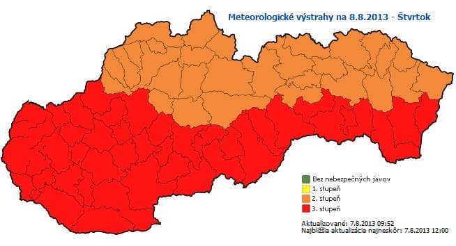 Átlagon felüli volt az idei nyár Szlovákiában, összesen öt hőhullám érte el az országot