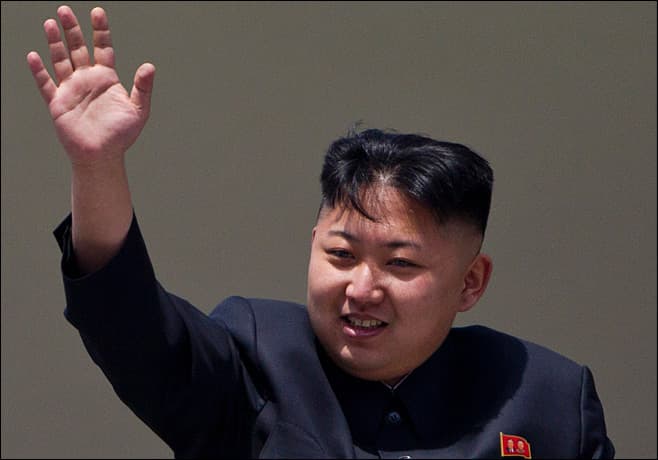 Kim Dzsong Un gratulált Putyinnak
