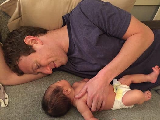 Nagyon cuki Mark Zuckerberg kislánya