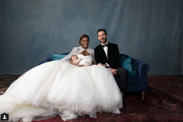 Gyönyörű menyasszony volt Serena Williams - FOTÓK