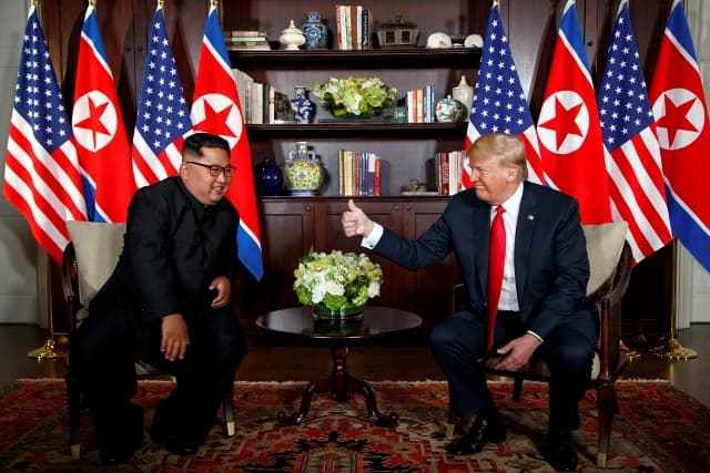 Trump: Észak-Korea többé nem jelent nukleáris fenyegetést