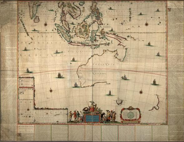 Ausztrália több mint 350 éves térképét restaurálják Melbourne-ben