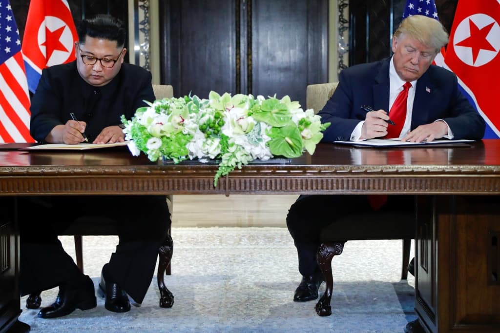 Íme Donald Trump és Kim Dzsong Un szingapúri közös nyilatkozata – szó szerint