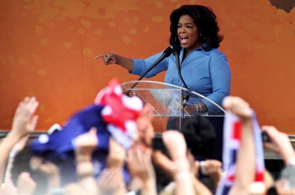 Oprah Winfrey a legtöbbet adakozó amerikai híresség