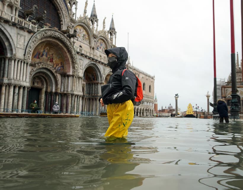 Több mint egy méteres vízszintemelkedés veszélyeztetheti Velencét a következő évtizedekben
