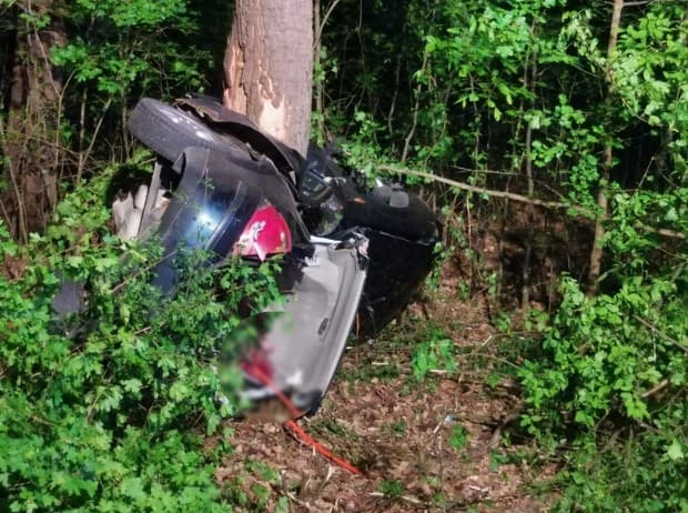 Szörnyű baleset: Rátekeredett a fára a személykocsi, a 20 éves sofőr a helyszínen meghalt