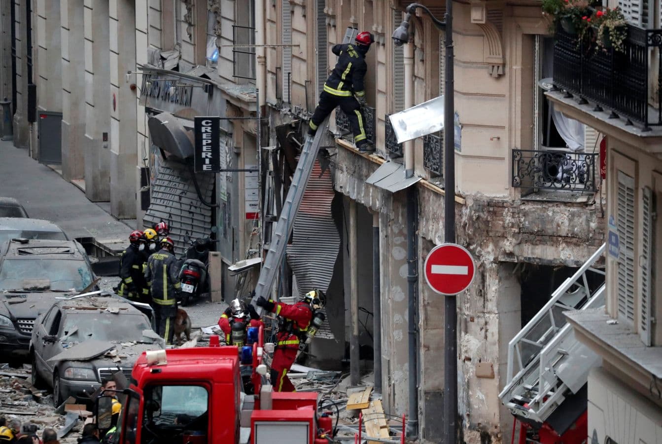 Gázrobbanás történt egy párizsi pékségben, többen megsérültek
