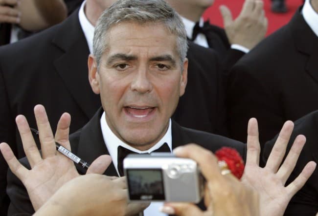 George Clooney-t sokkolta Brad Pitték válásának híre