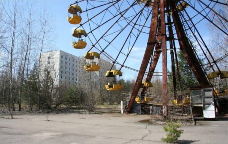 Idén már több mint százezer turista látogatta meg a csernobili nukleáris katasztrófa övezetét