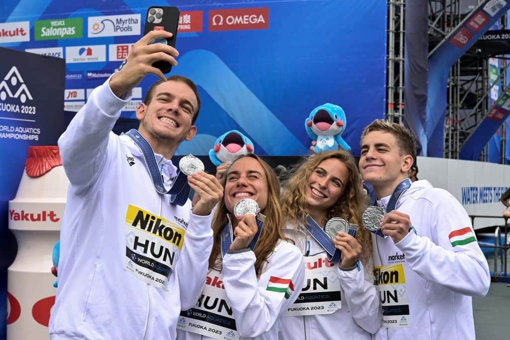 Vizes vb: Ezüstérmesek a magyarok a nyíltvízi úszók csapatversenyében