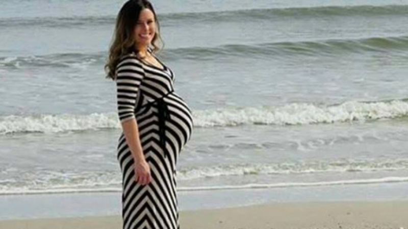 Terhes feleségét fotózta, de valami más rendkívülit is sikerült elkapnia