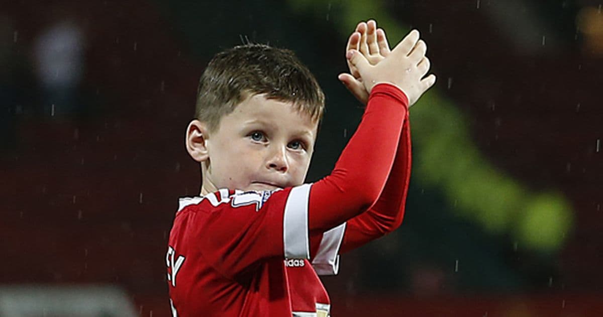 A Manchester Unitedhez szerződött Wayne Rooney fia