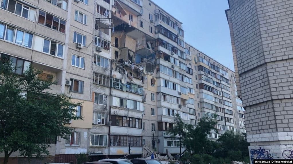 Hatalmas gázrobbanás történt egy kijevi sokemeletes házban (Fotók)