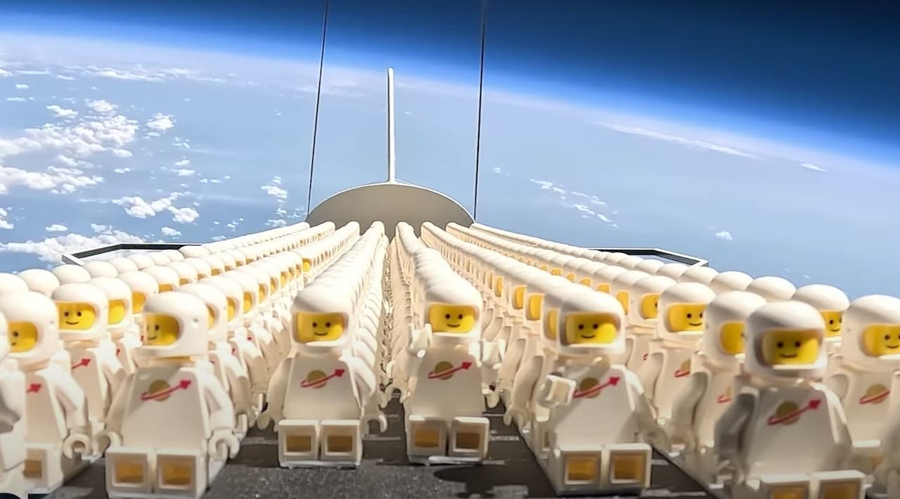 Egy szlovák reptérről ezer darab Lego-asztronautát küldtek a világűr szélére (VIDEÓ)