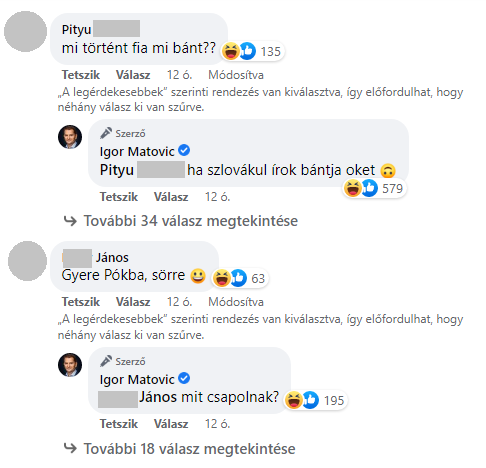 Feje tetejére állt a világ: Matovič magyarul cirkuszolt a Facebookon, kommentekre is válaszolt