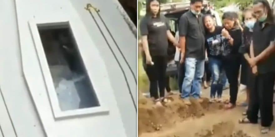 SOKKOLÓ: Megmozdult a halott keze temetés közben a koporsóban – VIDEÓ 18+