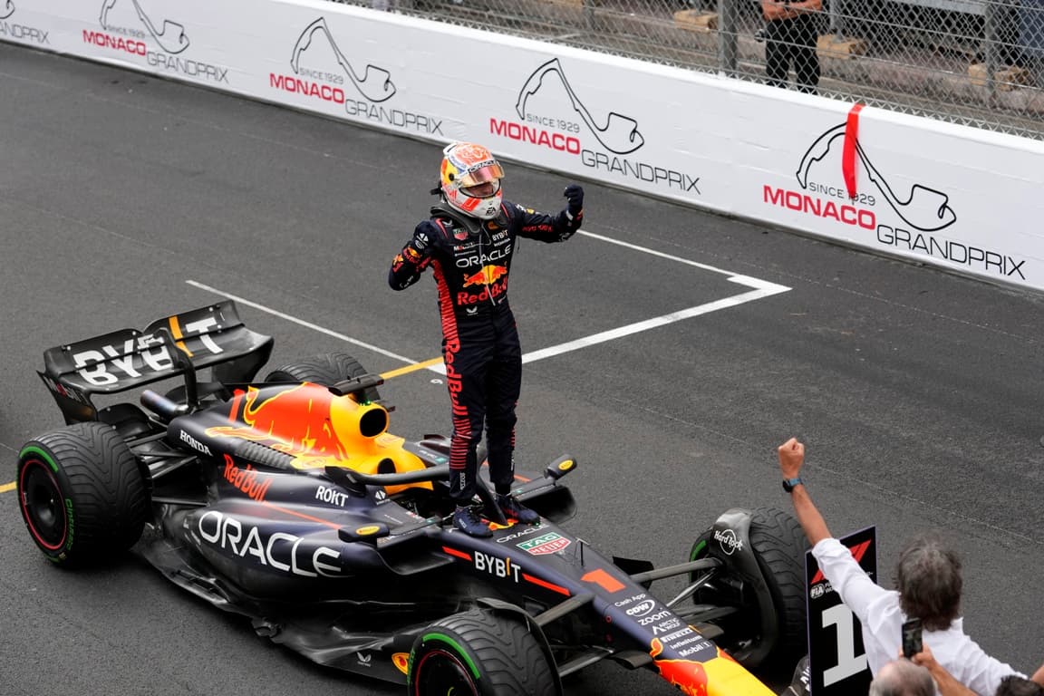 Monacói Nagydíj: Verstappen rajt-cél győzelmet aratott