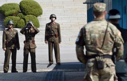 Dél-Koreába szökött egy észak-koreai katona