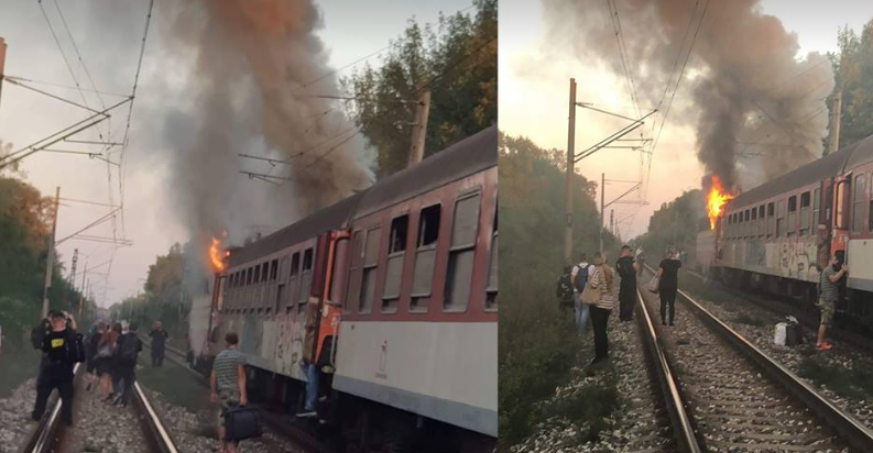 Elhárították a tűzkárokat a vasúton, újraindult a közlekedés Galánta és Vágsellye között