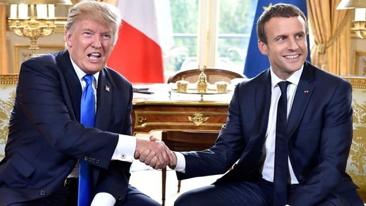 Telefonon egyezetetett Trump és Macron