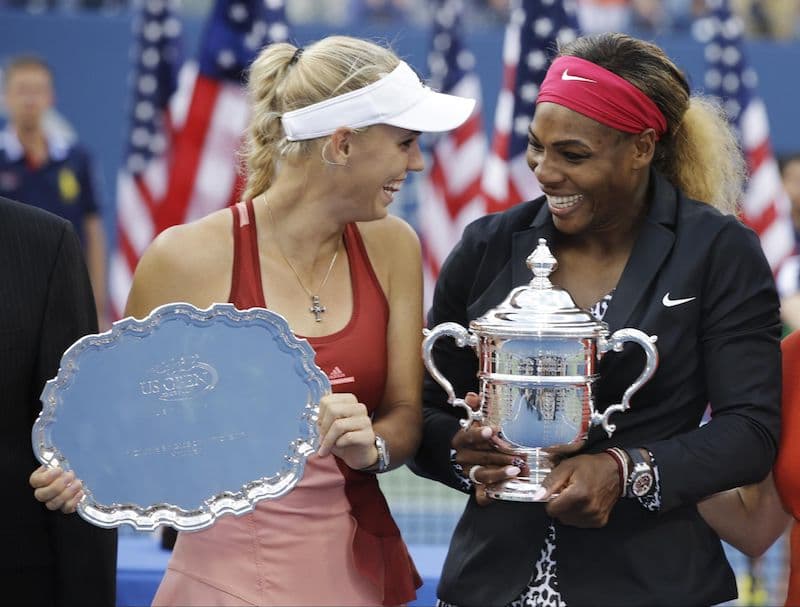 Wozniacki lesz Serena Williams párostársa